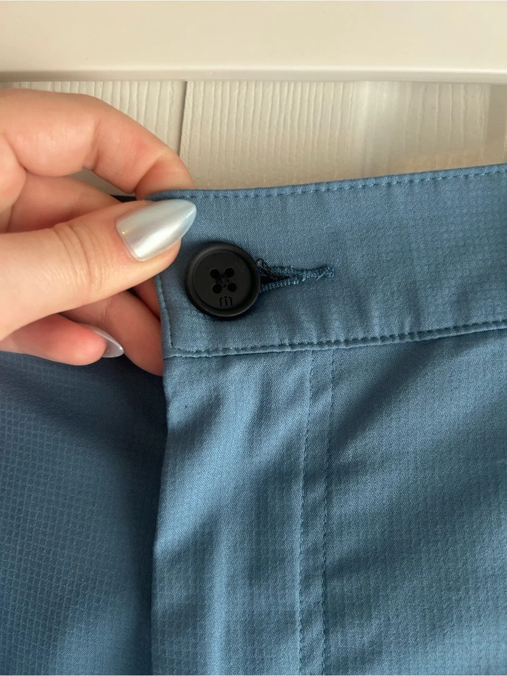 TravisMathew Men’s Performance Shorts – Size 38 – Light Blue